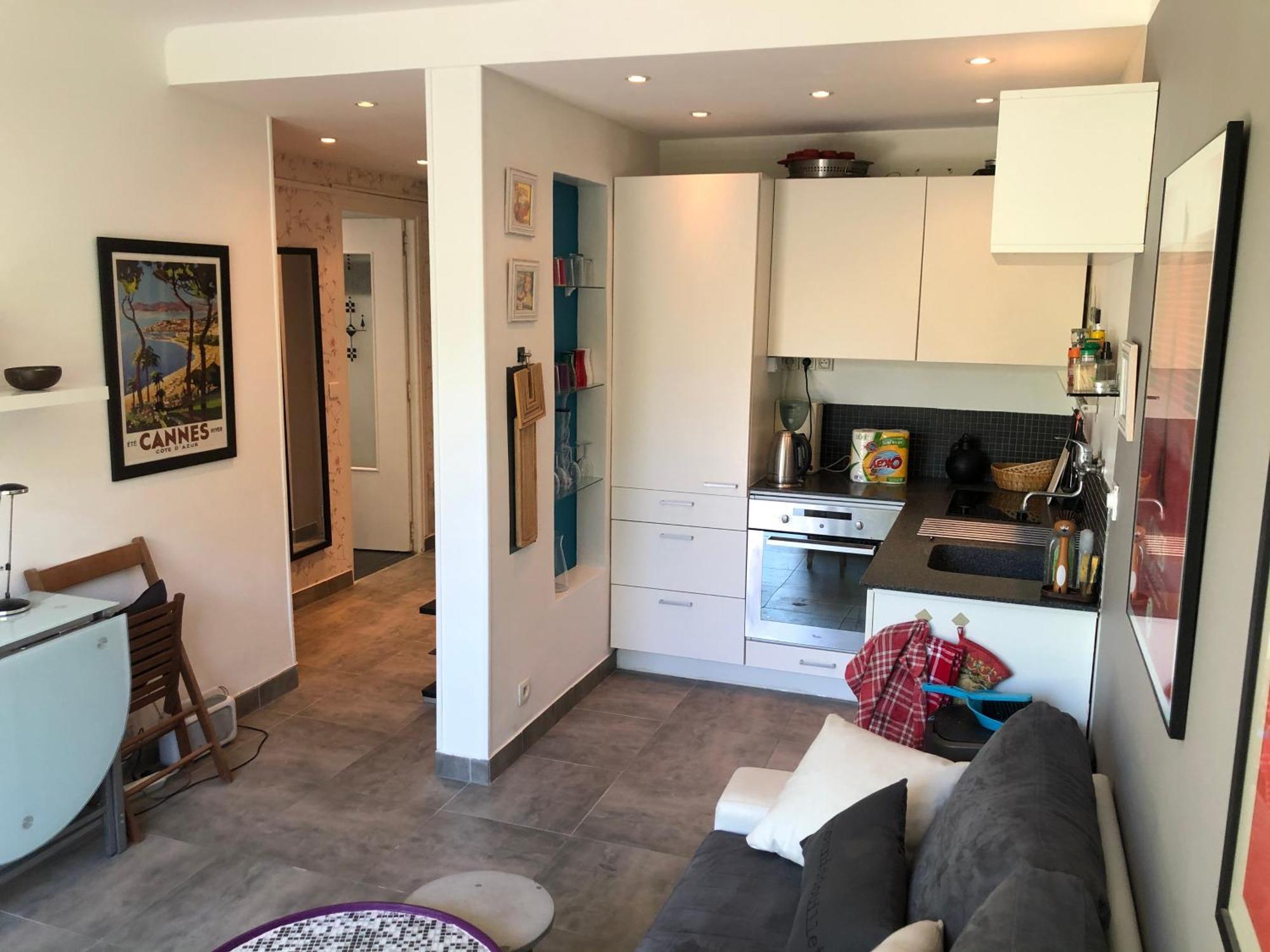 קאן Only 60M To The Beach, 2 Bedroom Cozy Apartment, 80M2 Big Garden, Very Central מראה חיצוני תמונה